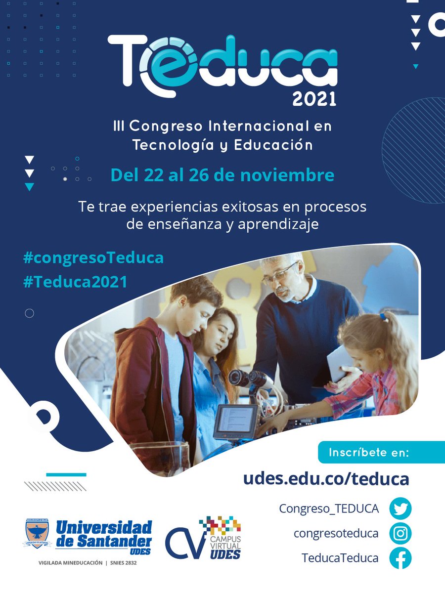 Congreso_TEDUCA's tweet photo. #congresoTeduca #Teduca2021 Síguenos y replica la información. 👍 https://t.co/Ge8a5fDwrI