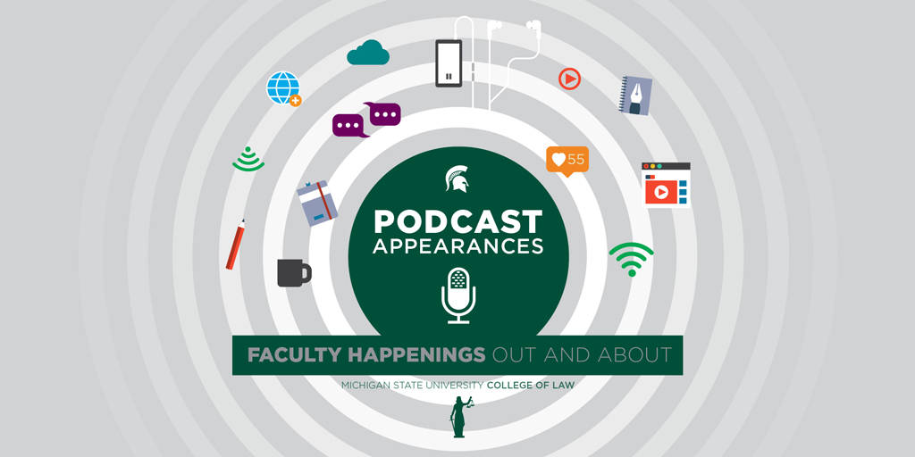 MSULaw's tweet photo. Alum and Adjunct Professor Amani Smathers talks with the podcast Pioneers and Pathfinders about the T-shaped lawyer, the classes she teaches, and more! 

Listen here: https://t.co/bkBvaww8lK https://t.co/9nVivjscaU