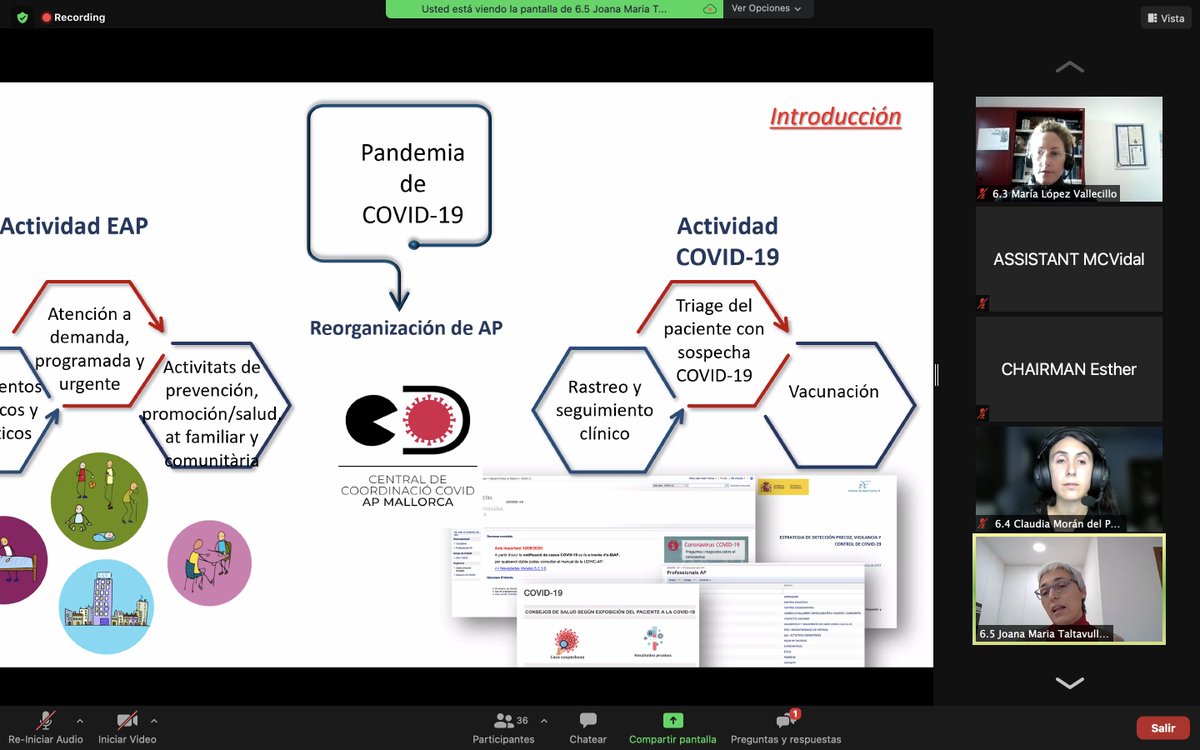 Las cargas de trabajo y la evolución de la actividad enfermera comparando los años 2019-2021 en atención primaria ha sido presentada por <a href="/maria_taltavull/">Maria Taltavull</a> de <a href="/apmallorca/">Gerència d'Atenció Primària de Mallorca</a> La necesaria reorganización de la atención primaria durante la #Covid_19