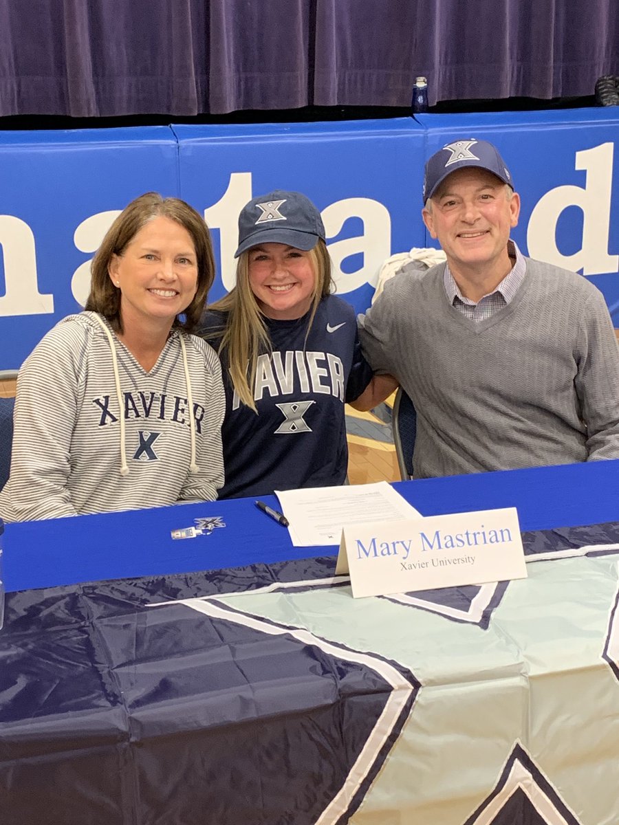 BCHSAthletics's tweet photo. Congrats to Mary Mastrian for signing with Xavier University (OH) to continue her studies &amp; play Lacrosse! The Musketeers are getting a great one!! https://t.co/hS3LOv9aPZ