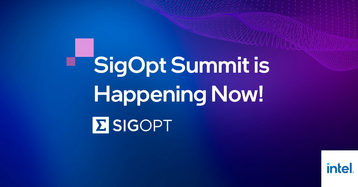 IntelAI's tweet photo. Hear from AI leaders from Accenture, AWS, Intel, PayPal, and others as they share best practices for AI experimentation. Attend the free and virtual SigOpt AI & HPC Summit today to learn more. #SigOptSummit https://t.co/5qIXhEikUk https://t.co/ZG6hFAFL1d