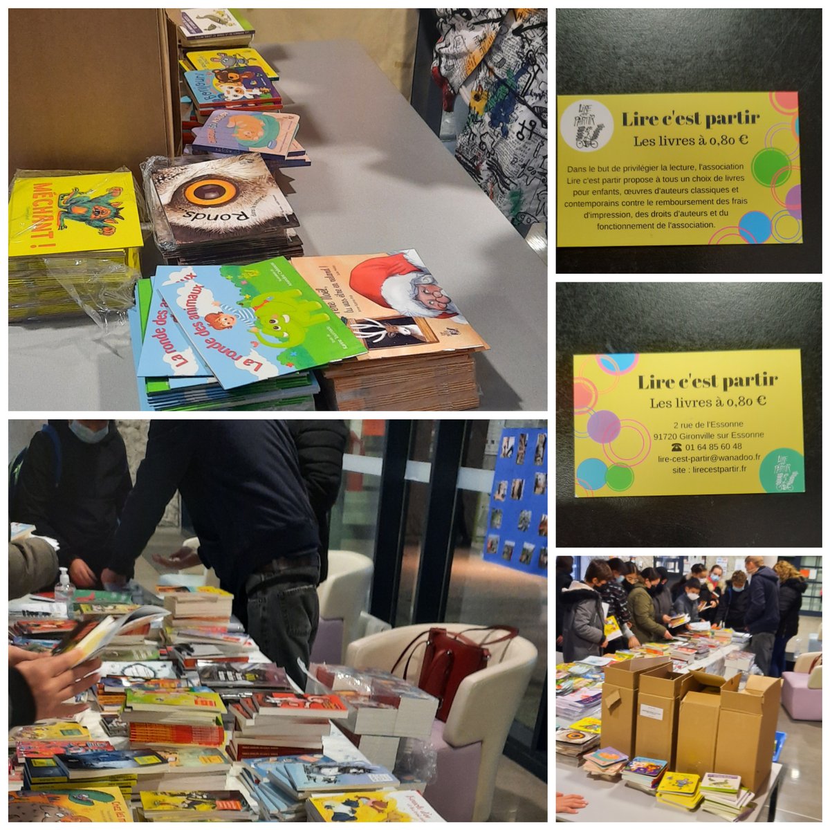CiteEduMaubeuge's tweet photo. 📚 Action solidaire au #CLG_Vauban. Des livres neufs vendus 0,80 cts par l'association #Lire_c_est_partir.
👏👏👏  #Jessica_AED qui a offert à tous les élèves de la 3M et 4V un livre pour "prendre goût à la lecture" https://t.co/x2Q8tyQO6W