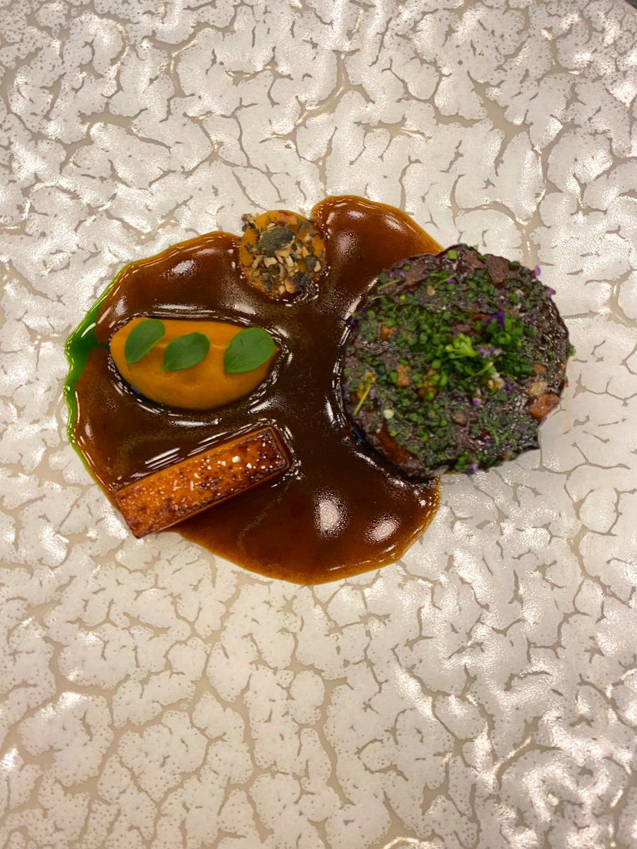 Dhansak - Mumbai blade of beef from @UdaleFoods, pumpkin, dhal 😍 #TSCLive @aktarislam @opheemtweets @chefworksuk @UdaleFoods @ZenithHygiene @koppertcress @TheSosChef