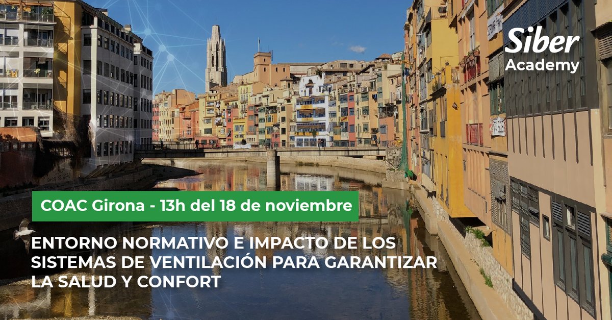 El jueves 18 de noviembre se celebra una nueva Jornada presencial sobre "Entorno normativo e Impacto de los Sistemas de Ventilación para garantizar la salud y confort" en <a href="/COACGirona/">COAC Girona</a>. Además, podrás disfrutar de un pica pica después de la sesión.

👉loom.ly/SDzNsdA