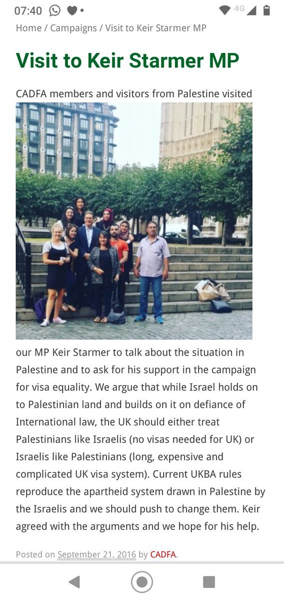@RivkahBrown @Keir_Starmer 2016: Keir Starmer in Camden with a pro-BDS group called CADFA.