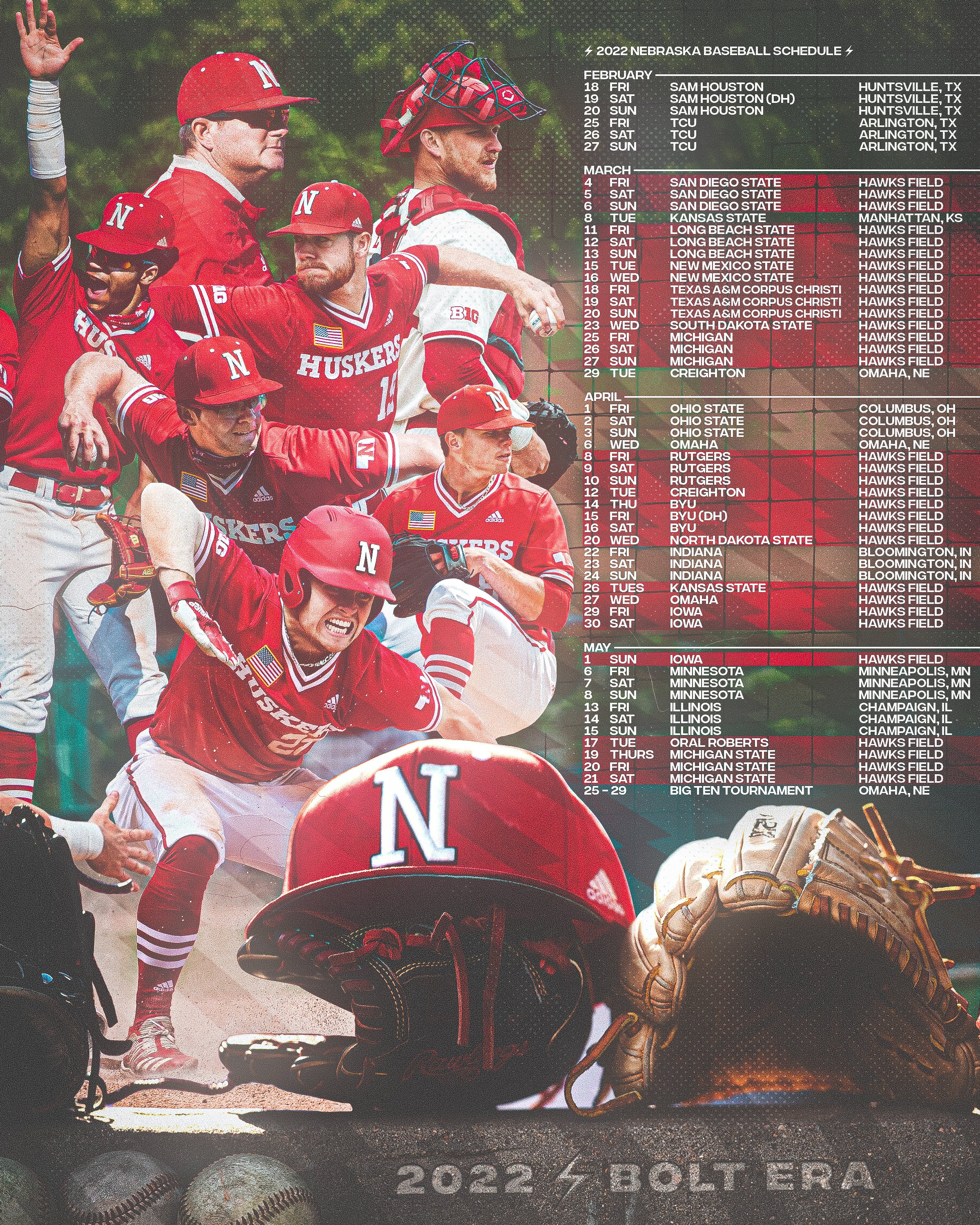 Husker Baseball Schedule 2022 Nebraska Baseball On Twitter: "2022 Forecast: ⚡️ Https://T.co/L6Opjbeuil" /  Twitter