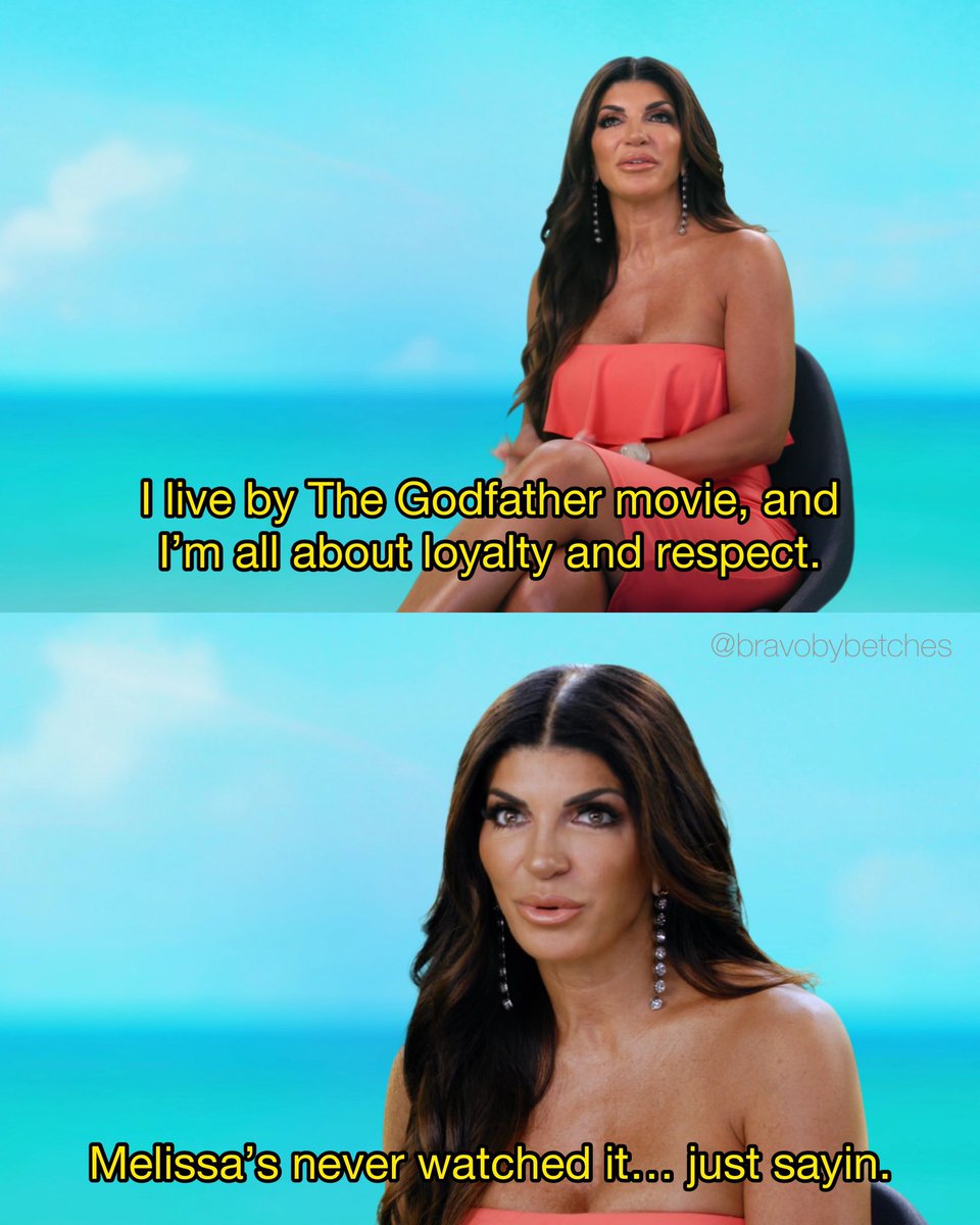 bravobybetches's tweet photo. Teresa just cannot help herself #RHUGT https://t.co/Pdj4p0R1Gf