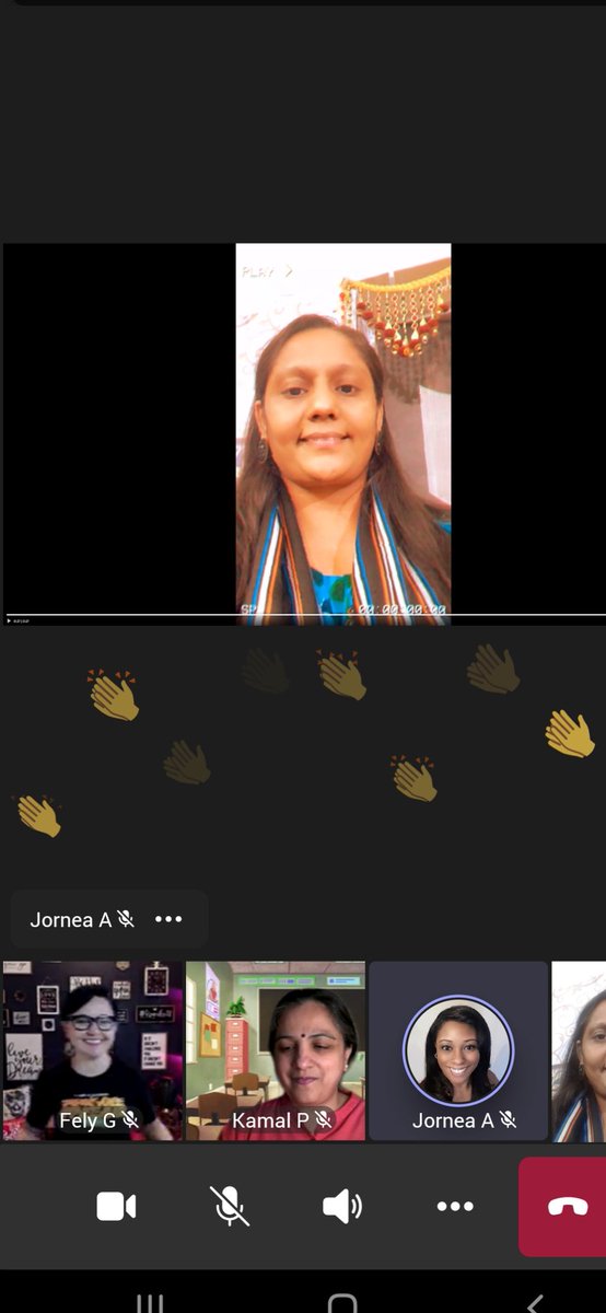 Krupali_Sanghvi's tweet photo. @Flipgrid Almost an hour well spent at Flipgrid Summit Networking Lounge.. 🎊#Showcaseschoolsummit🎉 @MicrosoftEDU https://t.co/0KbUabTHD6