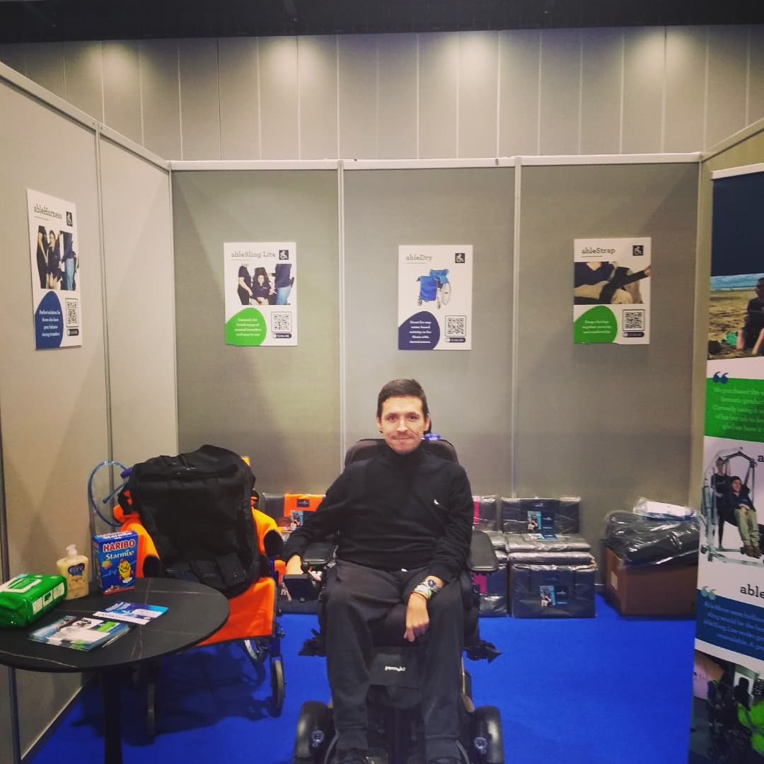 ableMoveUK's tweet photo. All set up for tomorrow. Can't wait to see you all at @kidztoadultz . Stand B7. Come and say hi to the ableMove team and get £5 off any purchase made tomorrow! See you then!
#ablesling #abledry #liverpool #team #exhibition https://t.co/Km0WkNIFBO