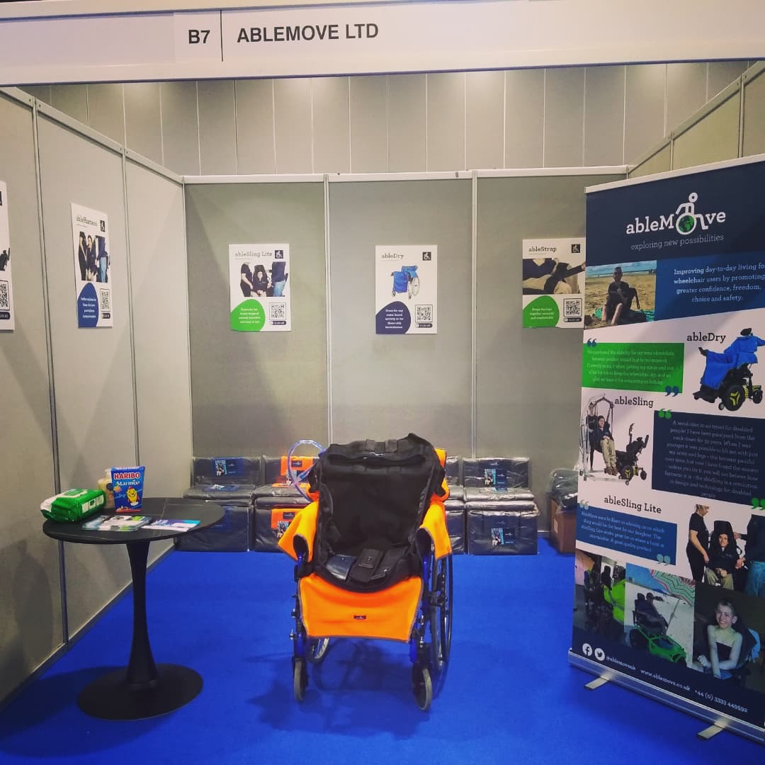 ableMoveUK's tweet photo. All set up for tomorrow. Can't wait to see you all at @kidztoadultz . Stand B7. Come and say hi to the ableMove team and get £5 off any purchase made tomorrow! See you then!
#ablesling #abledry #liverpool #team #exhibition https://t.co/Km0WkNIFBO