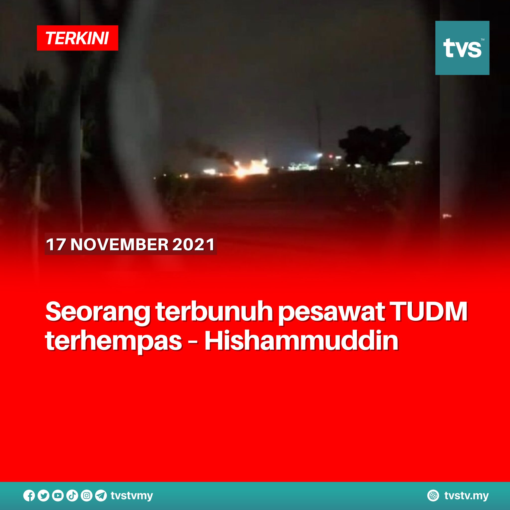 Tudm pesawat terhempas hawk Polis klasifikasi