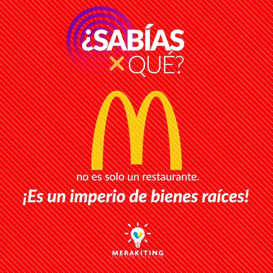 merakiting's tweet photo. #McDonalds es más que una cadena de restaurantes 🍔 Descubre más de este imperio inmobiliario 👇 #Merakiting https://t.co/IdsLAPx4lS
