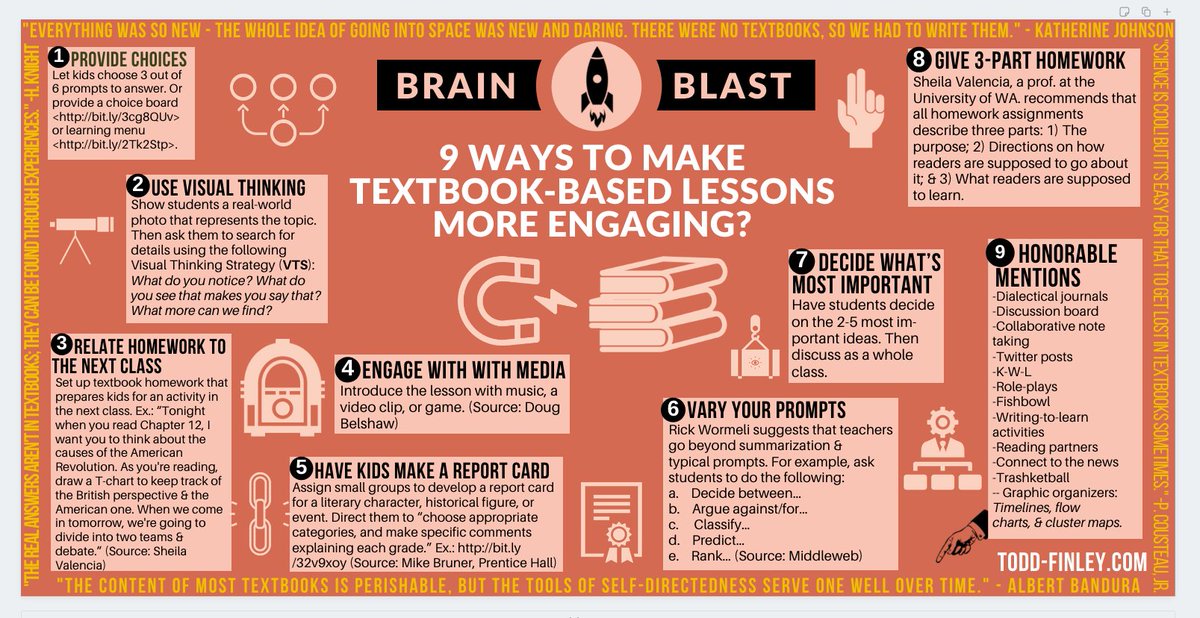 How to Make Textbook-Based Lessons Engaging  |  Brain Blast

#engchat #education