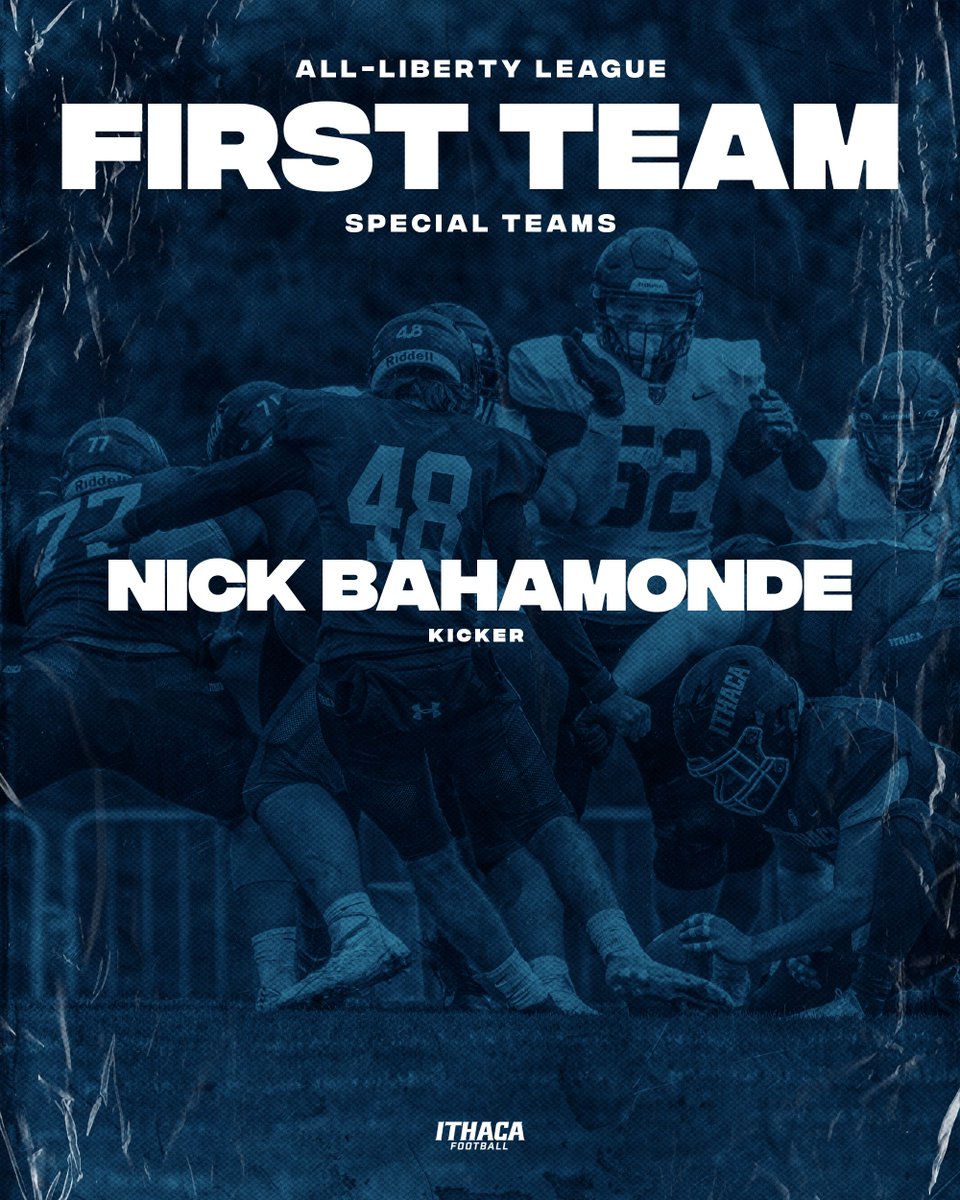 Ithaca Bomber Football (@IthacaBomberFB) on Twitter photo 2021-11-16 17:01:41 Nobody more deserving. A total of 15 Bombers earned their spots on the All @LLAthletics teams, including eight on the First Team! #GoBombers | #PrideAndPoise Nobody more deserving. A total of 15 Bombers earned their spots on the All @LLAthletics teams, including eight on the First Team! #GoBombers | #PrideAndPoise