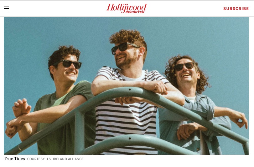 truetidesband's tweet photo. There we are in the Hollywood Reporter @THR ! So excited to announce we will be playing @OscarWildeLA Awards on March 24th at @jjabrams Bad Robot studios L.A. as part of Oscars week. @trinavargo 
https://t.co/bHC6vYFdHO https://t.co/m67ZWP6txS