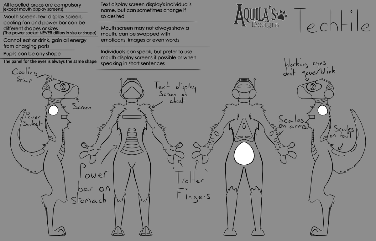 DesignsAquila's tweet photo. New c0m1ss10n sheet, as well as the official species guides for my #originalspecies, #baskirr and #techtile!
#furry #furryfandom #furryartist #furryart #sfw #sfwfurry #sfwfurryart #sfwfurryartist #furrycommissions #commissionsopen #digitalart #fursona
Free ref sheets below!! https://t.co/cSIn5GoPpL
