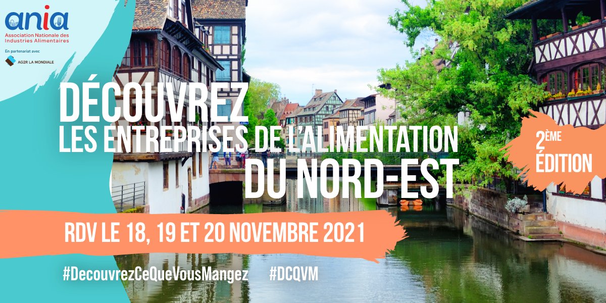 ANIA_FRANCE's tweet photo. 👀C'est le moment de venir dans le Nord-Est pour découvrir les entreprises @Haagen_Dazs_FR, ABCD Nutrition, Haxaire, @Lesaffre_Group, Albisser, La Jucerie, @MDLZ et @MulotPetitjean grâce aux portes ouvertes #DécouvrezCeQueVousMangez !
🎟️https://t.co/YTkB7ooWVo
#DCQVM https://t.co/BnnKoTI2C6