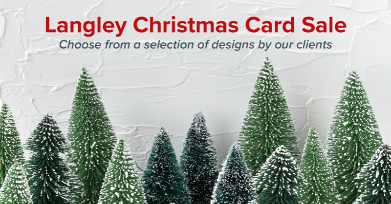 LangleyTrust's tweet photo. The Langley Christmas Card Store is Open!🎄

We're thrilled to launch a range of cards all designed by Langley clients from across our projects. View &amp; purchase at the link below! #LangleyChristmas #crimefreelives