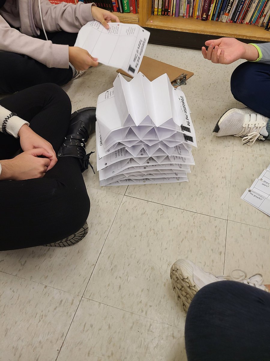 Last week, students were to create a tall tower using only 20 sheets of GOOS paper. They were given no other tools! Together with their groups, they developed a plan, prepared, tried, and reflected on their efforts! Great job to all! #problemsolving