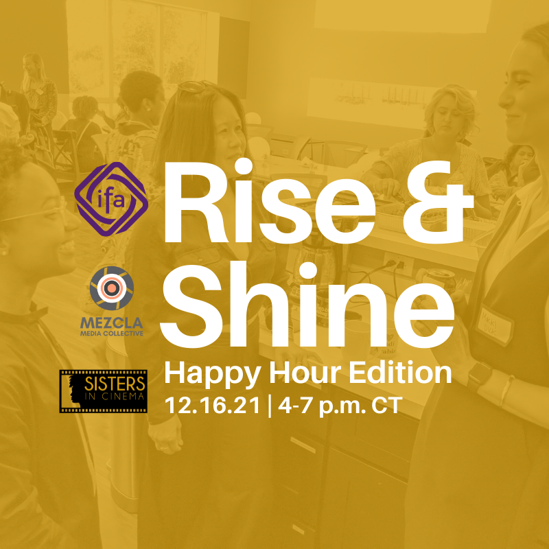 We're back with a new date! Womxn &amp; nonbinary filmmakers - come through IN PERSON 12/16, 4-7PM CT &amp; network, mix/mingle! We're proudly cohosting this event with <a href="/IFAChicago/">Independent Film Alliance Chicago</a> &amp; <a href="/MezclaMedia/">Mezcla Media Collective</a>. We'll have tasty eats &amp; drinks to get us into the holiday spirit. Grab tix at link in bio!