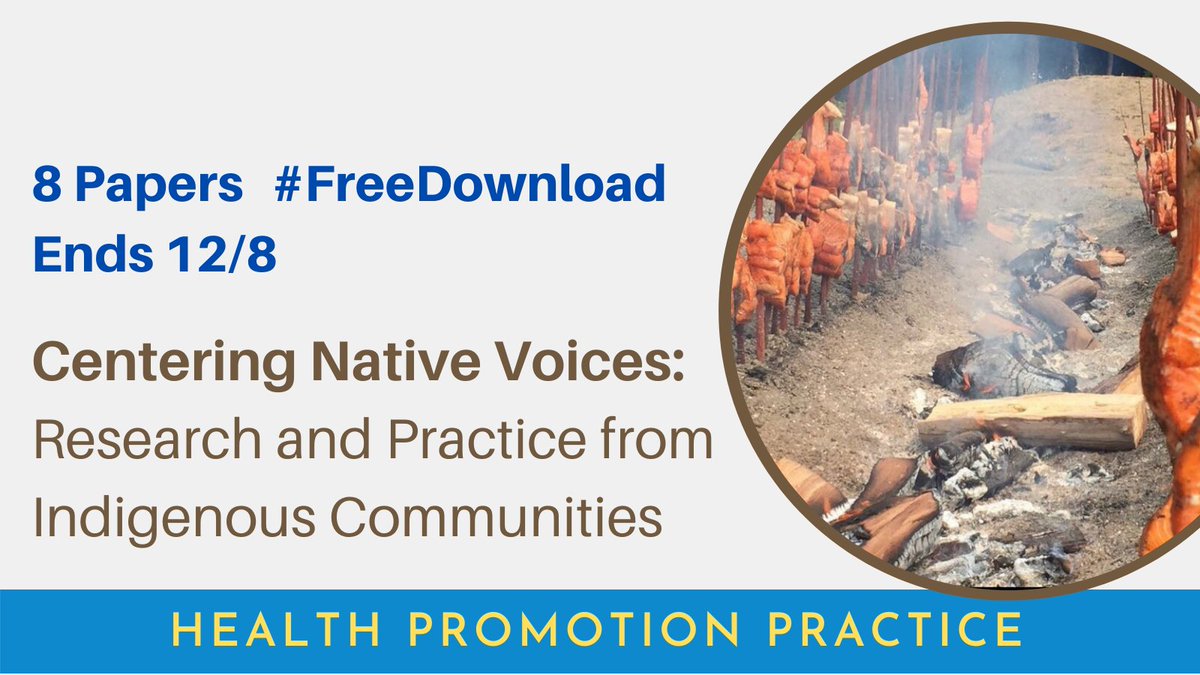 Honoring #NativeAmericanHeritageMonth - our 3rd annual collection of #Native &amp; #Indigenous Voices in Health Promotion Practice: bit.ly/30ptviy. 8 #free downloads thru 12-8. Please RT link! <a href="/SOPHEtweets/">SOPHE</a> <a href="/vbbjernigan/">Valarie Blue Bird</a> <a href="/genhealthEQ/">genhealthEQ</a> #AIAN <a href="/hopigirlsilver/">Cynthia Begay</a> #NAHM <a href="/KathleenMRoe/">Kathleen Roe</a>