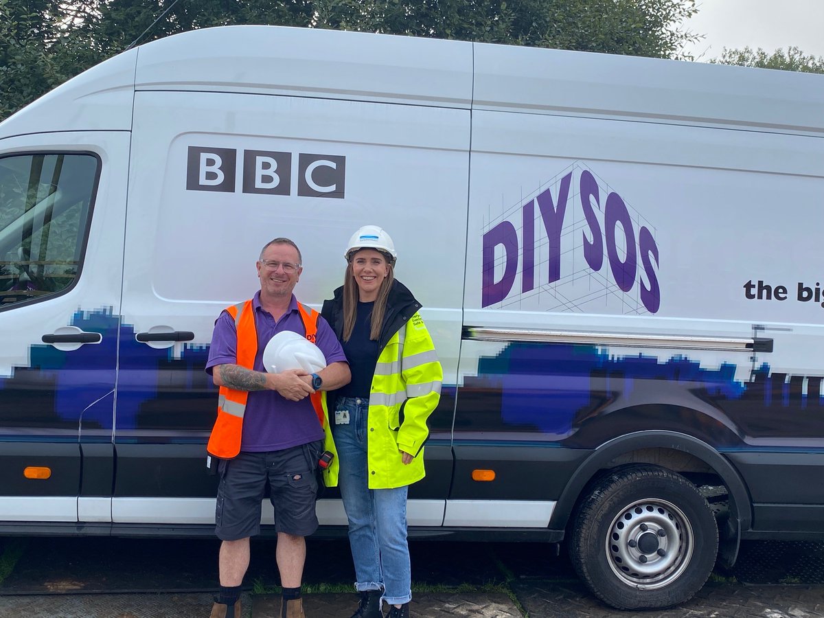 YorkshireWater's tweet photo. ✨ Back in September we were involved in a special project to help transform St Michael’s fields in Hull, as part of the BBC’s DIY SOS: The Big Build’s #ChildrenInNeed Special which airs tonight at 9pm! 

Why not give it a watch and see if you can spot any of our colleagues? https://t.co/TnFQWyHlsR