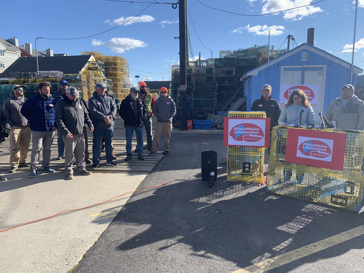 #HappeningNow: The Maine Lobstermen’s Association is holding a news conference calling attention to the 10-year ‘whale plan’ created by NOAA Fisheries. The association says the plan will “kill the Maine lobster industry”.