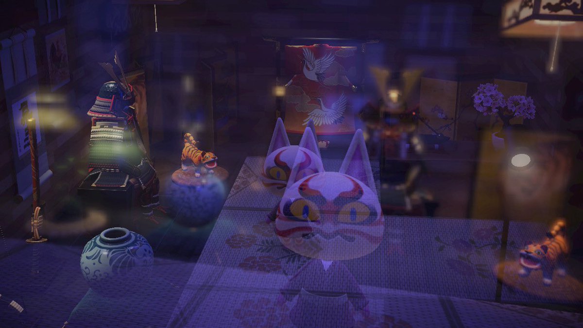 acnhfashion's tweet photo. i keep accidentally taking photos mid-fade in happy home paradise and it looks like the villagers are having an existential crisis https://t.co/5PDH3mr7r7