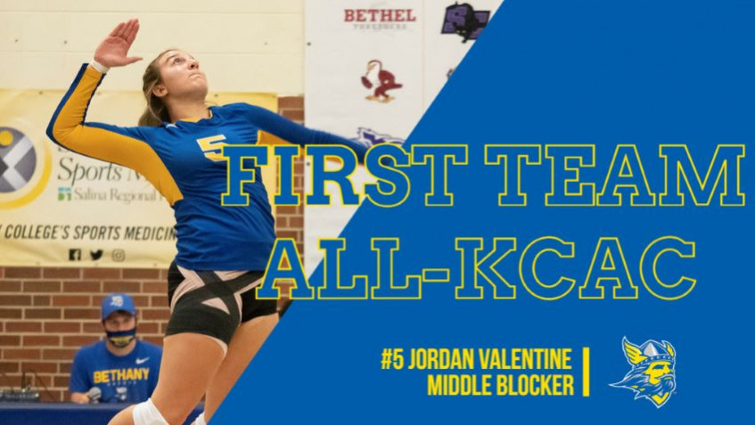 Volleyball: VALENTINE NAMED FIRST TEAM ALL-KCAC
 - bethanyswedes.com/article/5837