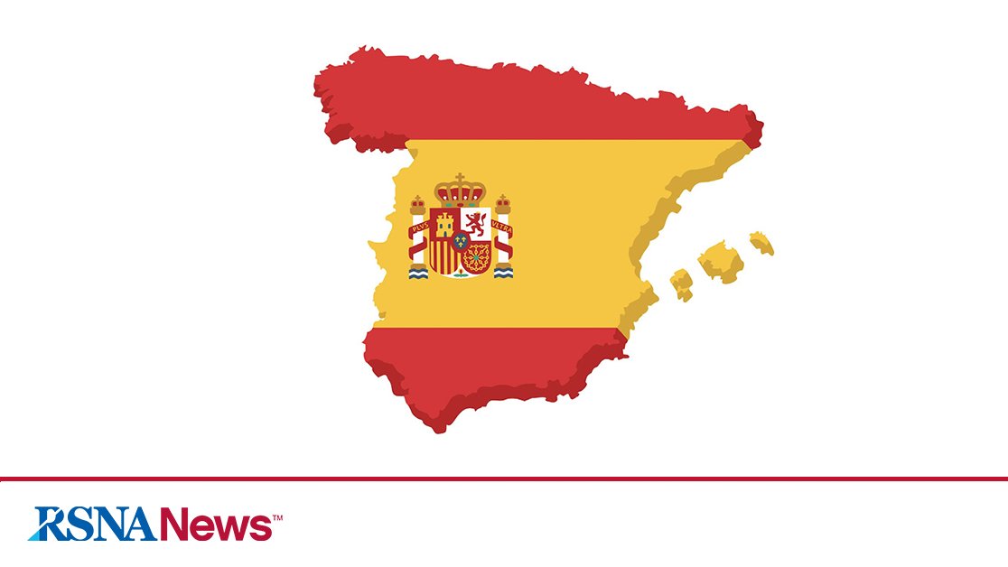 RSNA's tweet photo. #RSNA21 recognizes Spain for its members’ contributions to help transform radiologic health care as it advances and expands to meet the needs of today’s patients. https://t.co/c6p2mxKz1L #GlobalRad https://t.co/6DHahUFuKW