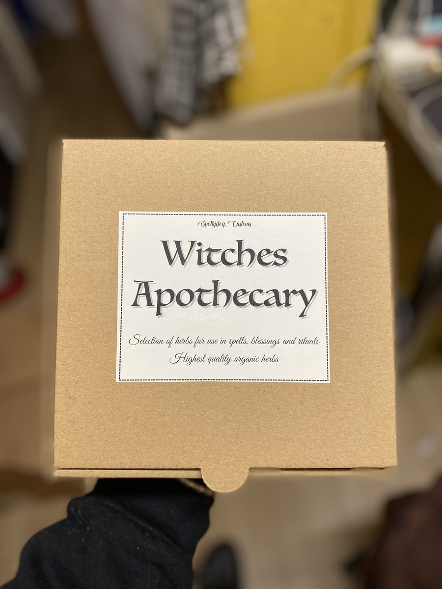 talentedwitches's tweet photo. Available now at SpottyDog Customs WITCHES APOTHECARY - selection of herbs for spells, blessings and rituals ❤️🍃🥀🍀🧙🏻‍♀️ https://t.co/9BxCdqSVWZ