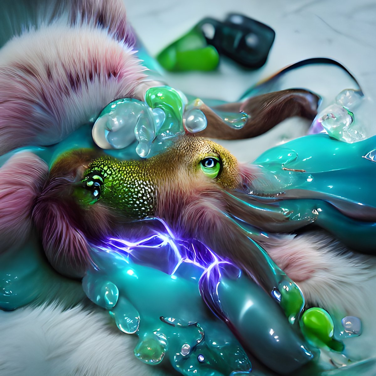 distribconsc's tweet photo. Friends, I'm very excited to share the secret behind 🐙❤️🧡💚💙💜🦑

Every image has in fact some text - a *verse* - cryptographically hidden amongst its pixels, invisible to the human eye, but readable by code. The entire collection is in fact a book, a poem, a manifesto.
1/3 https://t.co/mLwQYKIqUC