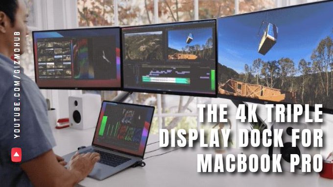 hyper 4k triple display dock for macbook pro