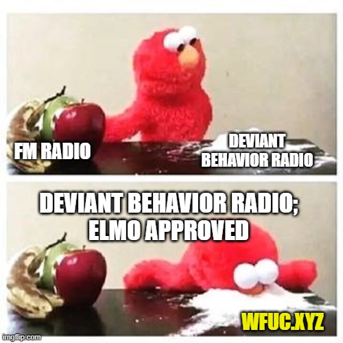 Deviantbradio's tweet photo. Silly Elmo. #WFUC https://t.co/wlsKmiRcHv https://t.co/bRV8HWeLPr