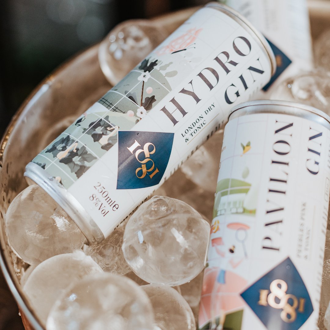 1881Distillery's tweet photo. Simple and delicious  - our 1881 premium cans. Just pour over ice, garnish, and enjoy! 
At 8% ABV they’re a truly premium pour that packs a punch. https://t.co/siLHZuU7Ma