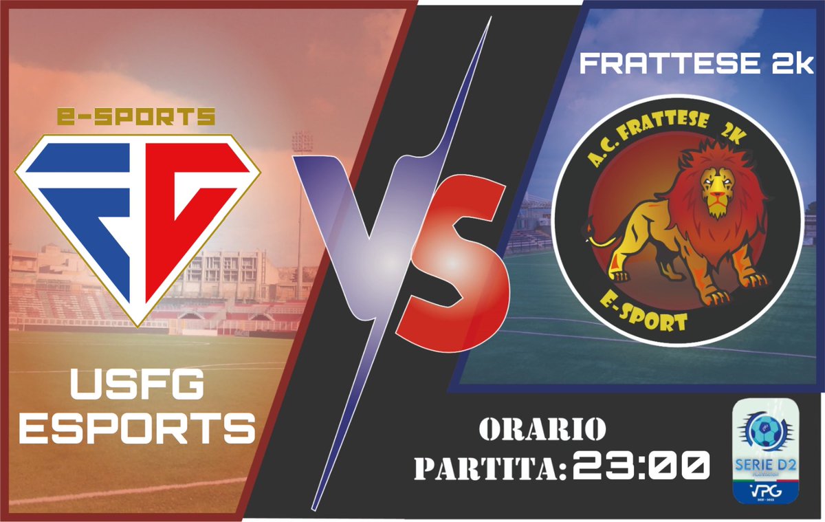 ⚽️MATCHDAY⚽️
🗓 16/11/21

🕥 START: 22:40
🆚 @TrinacriaDRGN 
🏆 <a href="/VPG_Italy/">VPG Italy</a>-#serieD2 

🕦 START: 23:00
🆚 <a href="/UsFGESPORTS/">UsFG ESPORTS</a> 
🏆 <a href="/VPG_Italy/">VPG Italy</a>-#serieD2 

📹Live Twitch
m.twitch.tv/gvanorio_/home