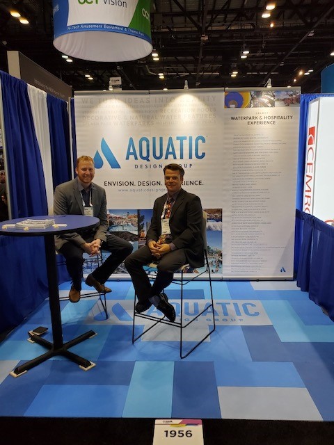 ADG_AE's tweet photo. Day 1 of the International Association of Amusement Parks and Attractions (IAAPA) Expo!!! Stop by booth 1956, which is looking sharp thanks to our industry friend @Life_Floor  Floor. We would love to say hello and chat with you about your next aquatics project! #IAAPA2021 https://t.co/jAHvlxuUIu