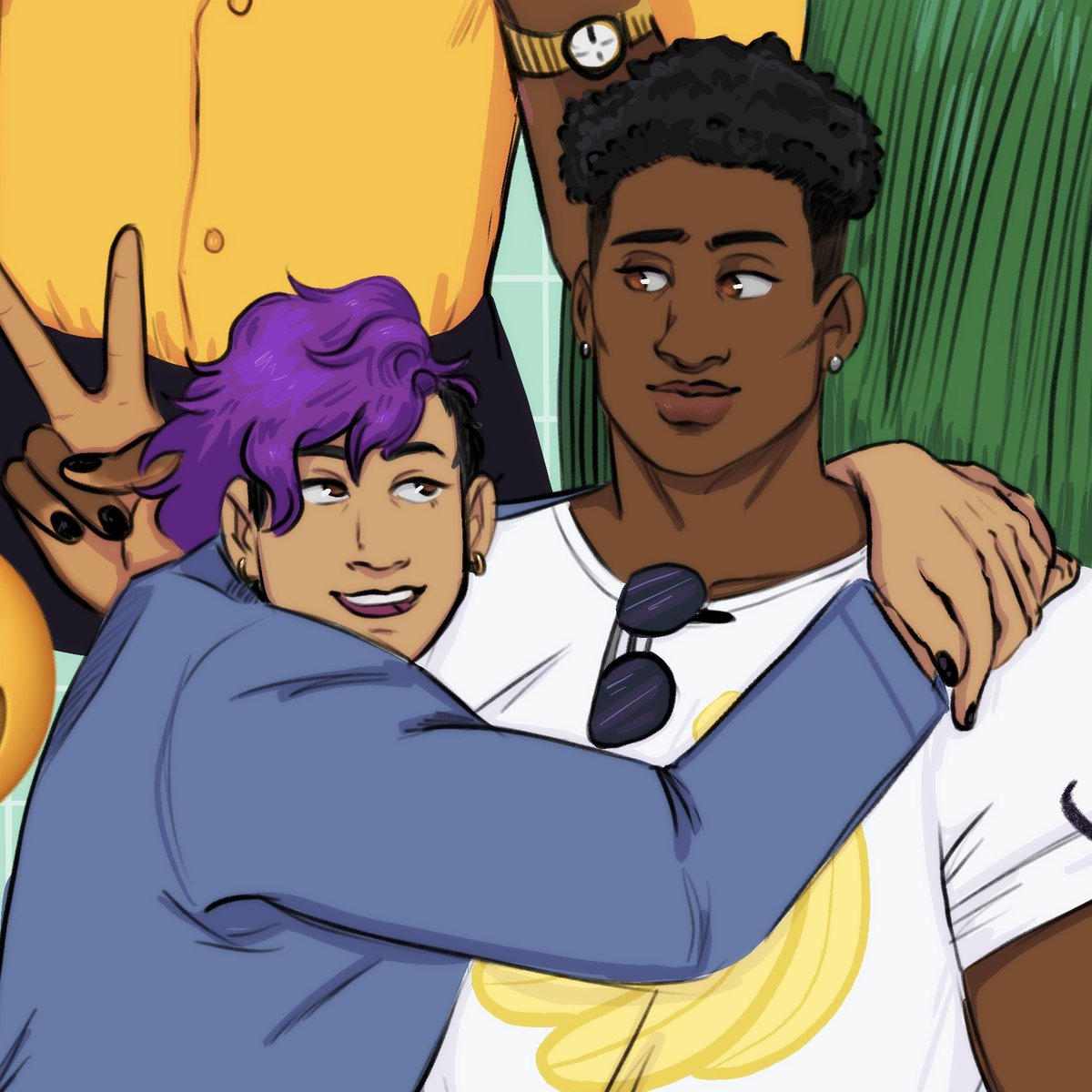 tr4shley's tweet photo. #ShorterWongWeek day 7: Idol AU feat. Cain #shorterwong #cainblood https://t.co/5NrAiqJuVM