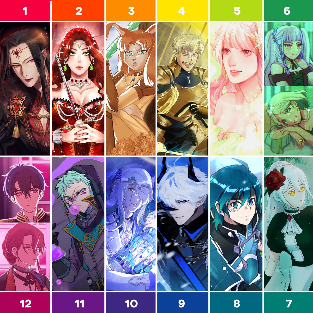 mochimochu_u's tweet photo. — ❤️🧡💛💚💙💜🤎🖤🤍
วงล้อสีจากคอมมูแฟชั่น ในธีม 'เกิดใหม่ในต่างโลก' ค่ะ
ขอบคุณทุกคนที่มาเล่นด้วยกันนะคะ! ฮืองานทุกคนดีอลังมากๆๆ เอามารวมกันแล้วสุดจะฟิน 😭🙏✨ 
เครดิตนักวาดทุกท่านในรีพลายด้านล่างนะคะ 💫

#วงล้อสี https://t.co/WFM8hsxwMb
