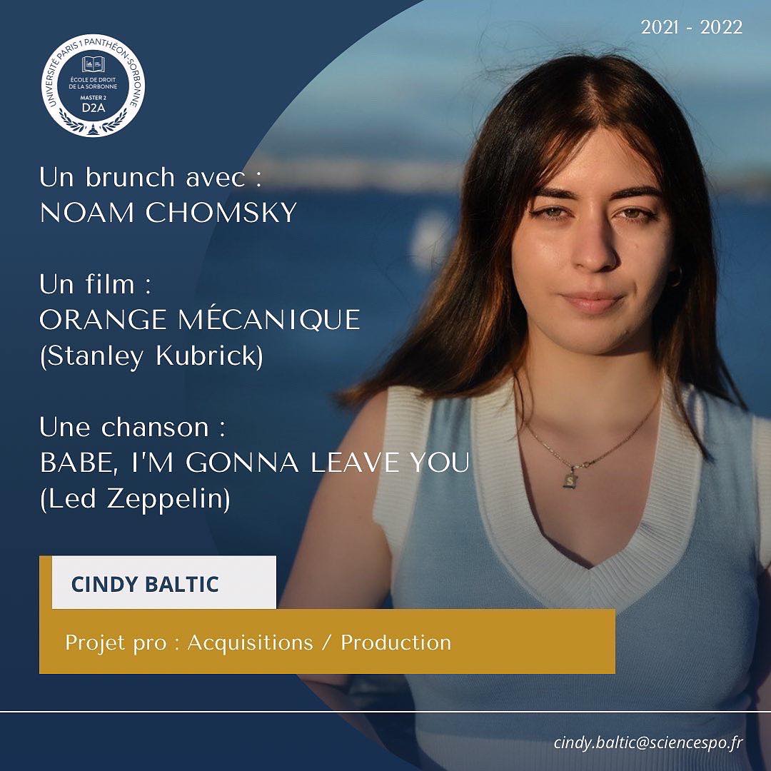 MasterD2A's tweet photo. Nous poursuivons le tour des présentations des membres de la promotion 2021-2022 avec les portraits de Cindy, Agathe, Céleste &amp; Louise !👋🏻

Bienvenue à elles ! ✨ https://t.co/nF7yV9Lu5K