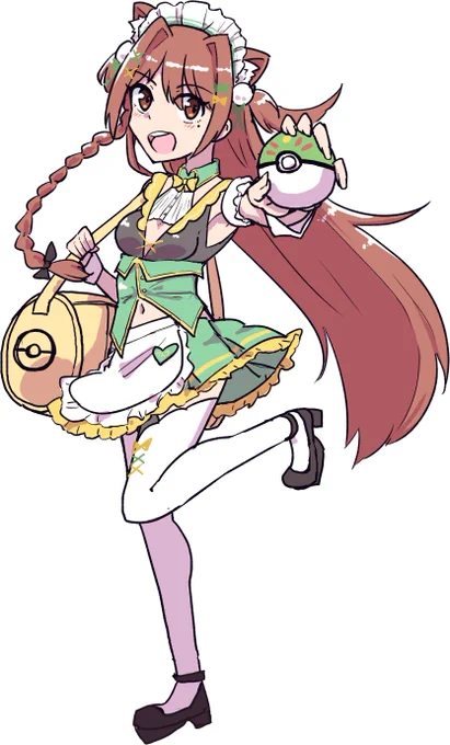 #飴三絵 飴三屋かんろがポケモンやる時のサムネ用イラストを描きました 