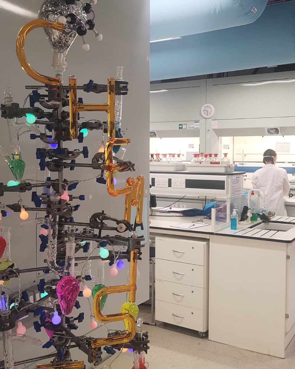 Chemistree 2021 is here! ⚗️🎄🎉 #RealTimeChem #chemtwitter #chemistree