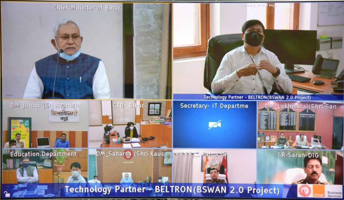 NitishKumar's tweet photo. मुख्यमंत्री सचिवालय स्थित ‘संवाद’ में वीडियो कॉन्फ्रेंसिंग के माध्यम से 7 घंटे तक मद्य निषेध के क्रियान्वयन से संबंधित समीक्षा बैठक की।

https://t.co/HV2SDNocYX https://t.co/8K1u6iCGO9