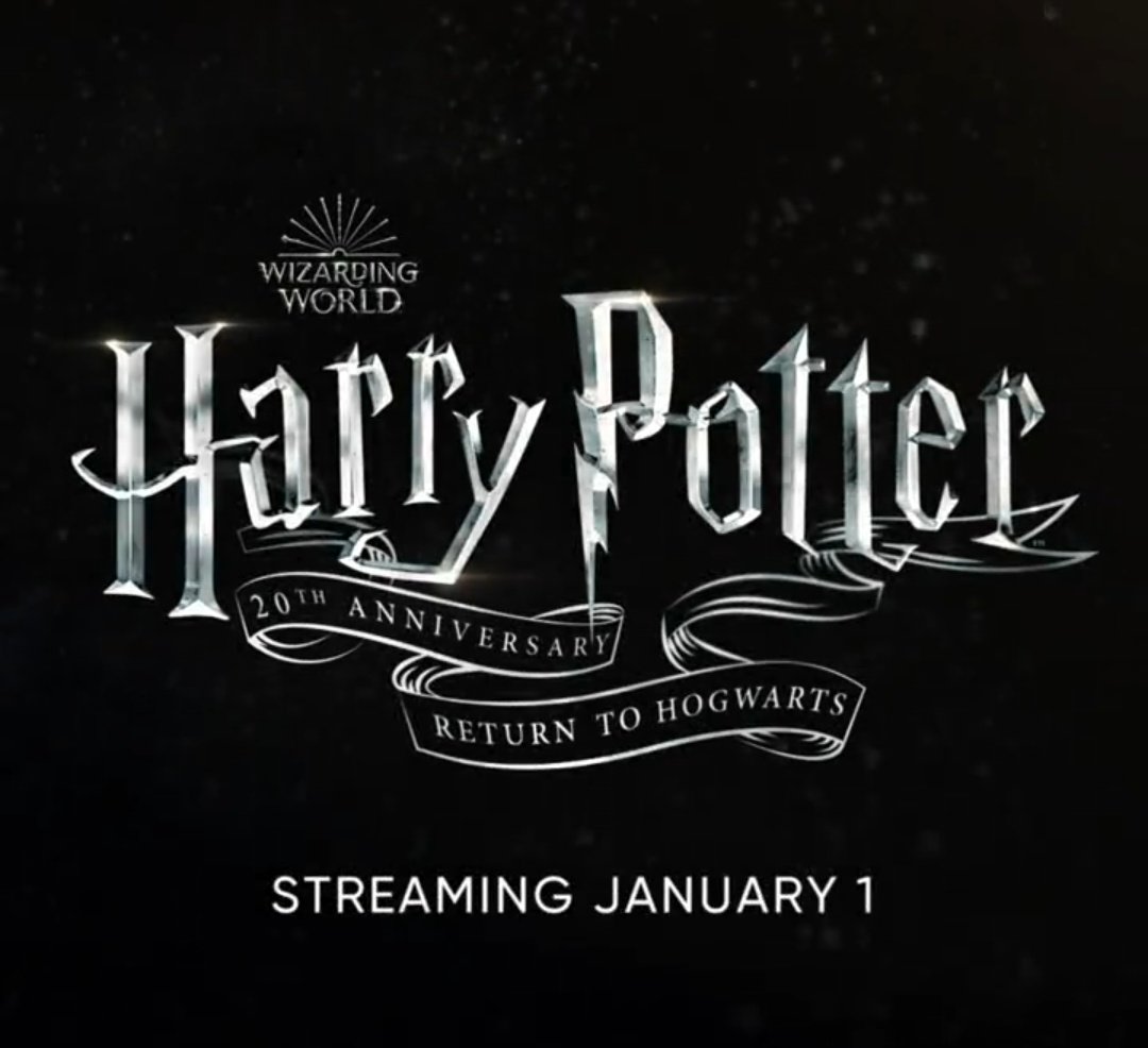 Lbaini's tweet photo. Es el mejor regalo de Navidad que me han hecho en la vida. 
Por el 20 aniversario de Harry Potter y la Piedra Filosofal, el elenco se reúne en los estudios para un especial que estrena el 1 de enero de 2022. 

Voy a llorar mucho. https://t.co/PuX8gKWFkz