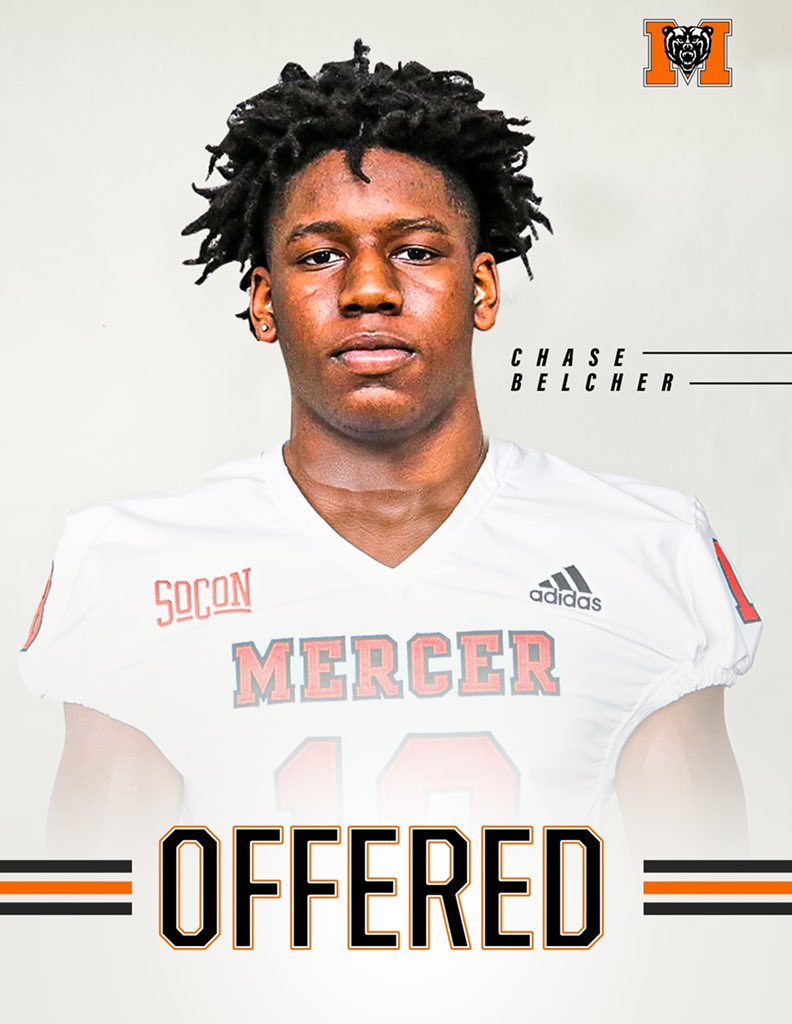 4️⃣ (@chase4belcher) on Twitter photo Blessed to receive an offer from Mercer University! 🧡🐻<a href="/coachLong95/">Jimmy Long</a> @CoachFosterMU <a href="/JameyDubose/">Jamey DuBose</a> Blessed to receive an offer from Mercer University! 🧡🐻<a href="/coachLong95/">Jimmy Long</a> @CoachFosterMU <a href="/JameyDubose/">Jamey DuBose</a>