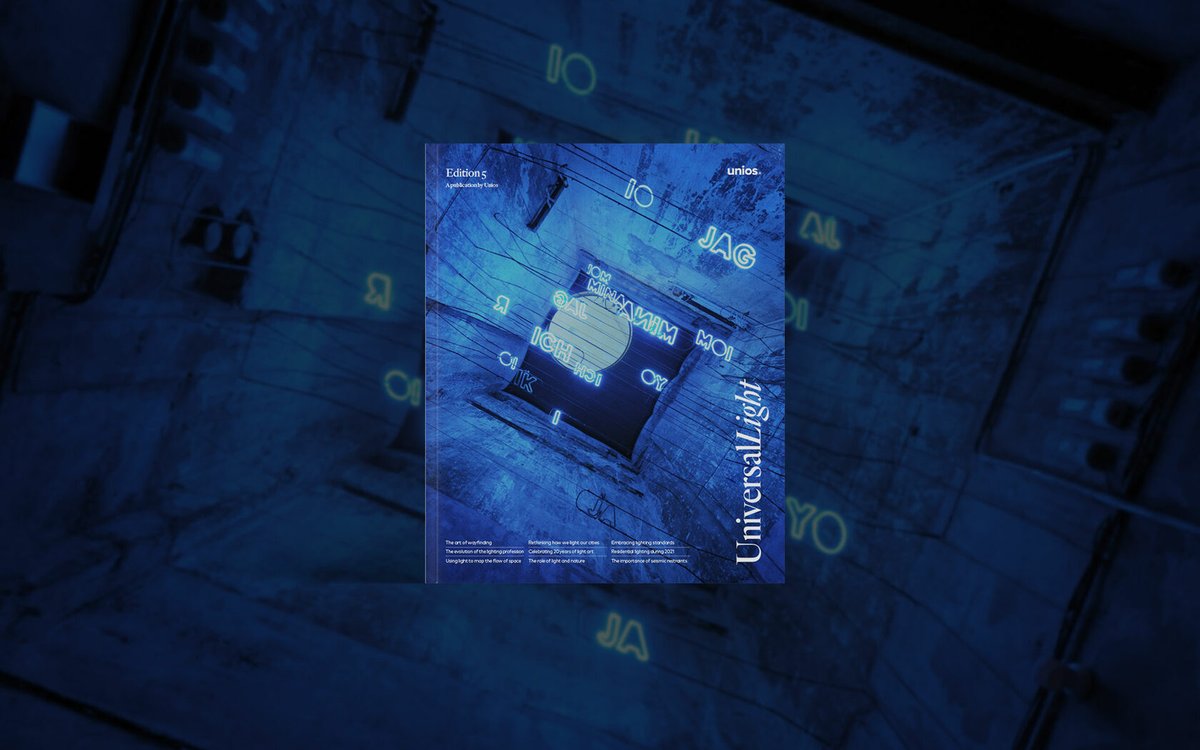 EntroCom's tweet photo. .@unioslight's Universal Light Edition 5 is out now! In this issue, Udo Schliemann, Principal Creative Director at Entro discusses #lighting &amp; the multi-sensory experience of #wayfinding. Read the article on page 8 of the digital copy: https://t.co/GXYXxPkVWR #universallight https://t.co/cYoCwtnQSY