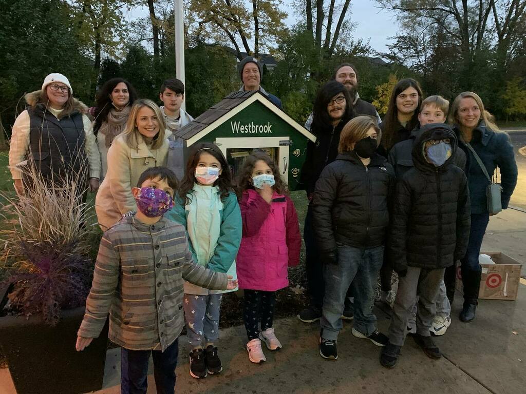 Westbrook has a new mini library! Thank you to all of the families who helped make this special library for our students! instagr.am/p/CWWBcVhpYhH/