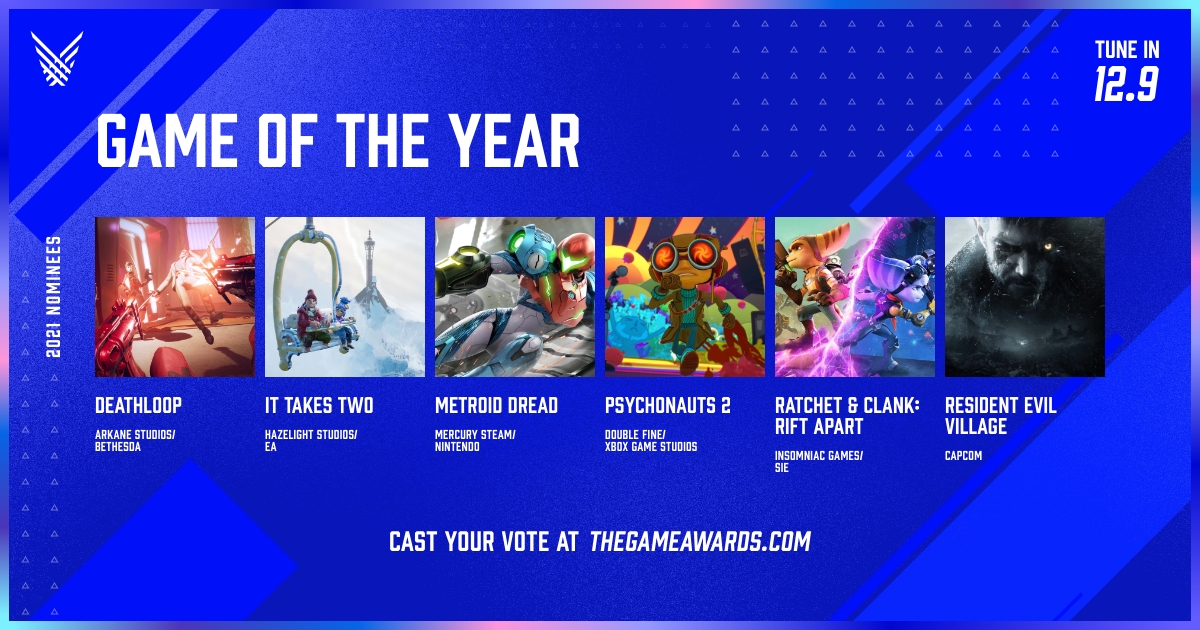 The Game Awards 2020 Nominees revealed, Vote now!