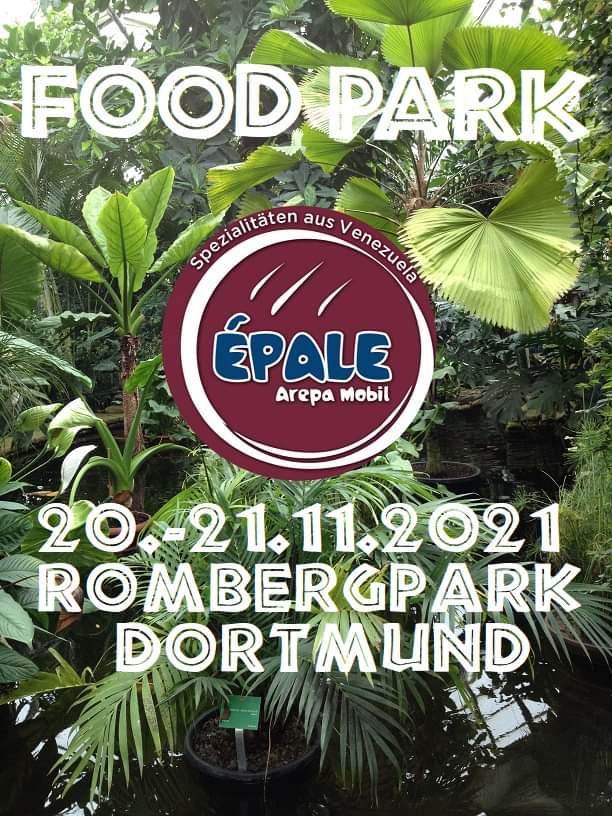 Dieses Wochenende beim FOOD PARK Rombergpark 20.-21.11.2021 in Dortmund!
Este fin de semana en el FOOD PARK Rombergpark 20.-21.11.2021 en Dortmund!