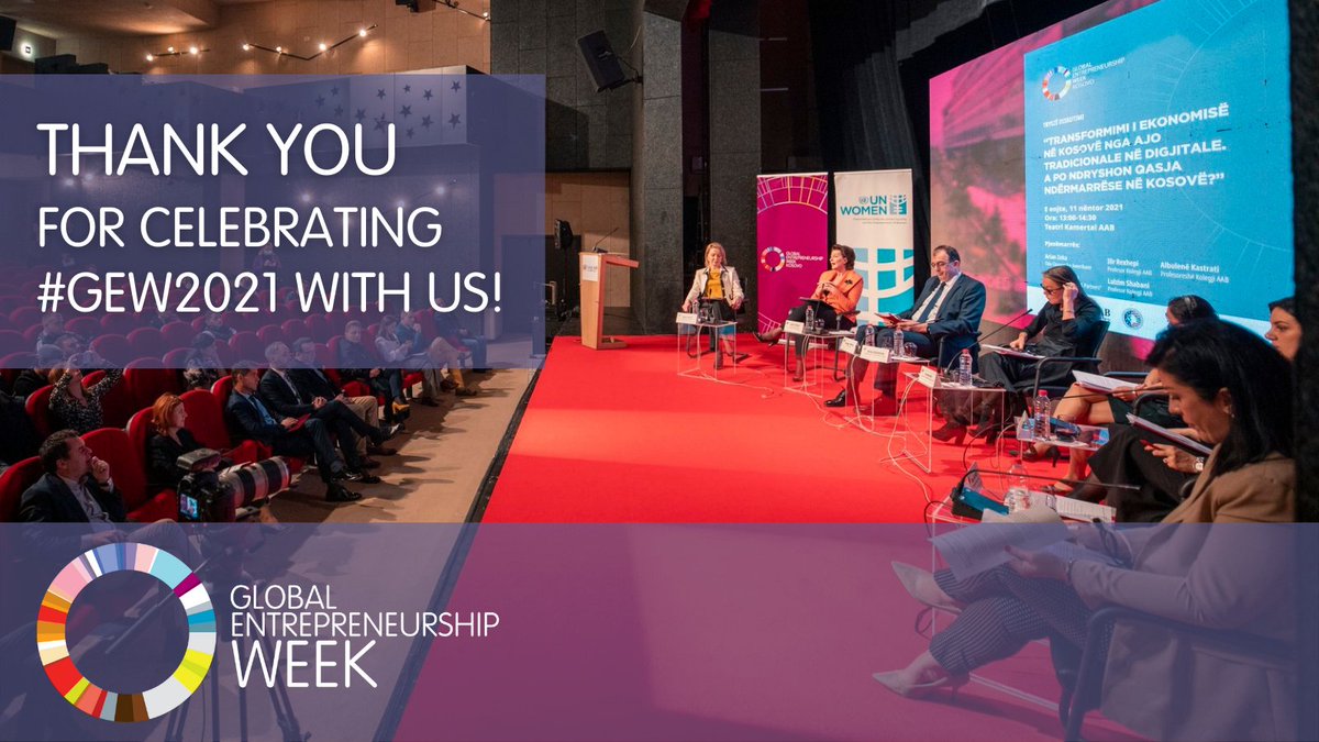 The Global Entrepreneurship Week team would like to extend a huge thank you to everyone who participated in this year's celebration. #GEW2021 wouldn't be what it is without its network of entrepreneurs, partners, hosts and organizers around the world. Stay tuned for #GEW2022.